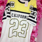 Lang T-shirt/Jurk Cali 23 Geel Maat 48 t/m 54