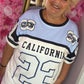 Lang T-shirt/Jurk Cali 23 Blauw Maat 48 t/m 54