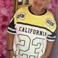 Lang T-shirt/Jurk Cali 23 Geel Maat 48 t/m 54