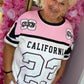 Lang T-shirt/ Jurk Cali 23 Licht Roze Maat 48 t/m 54