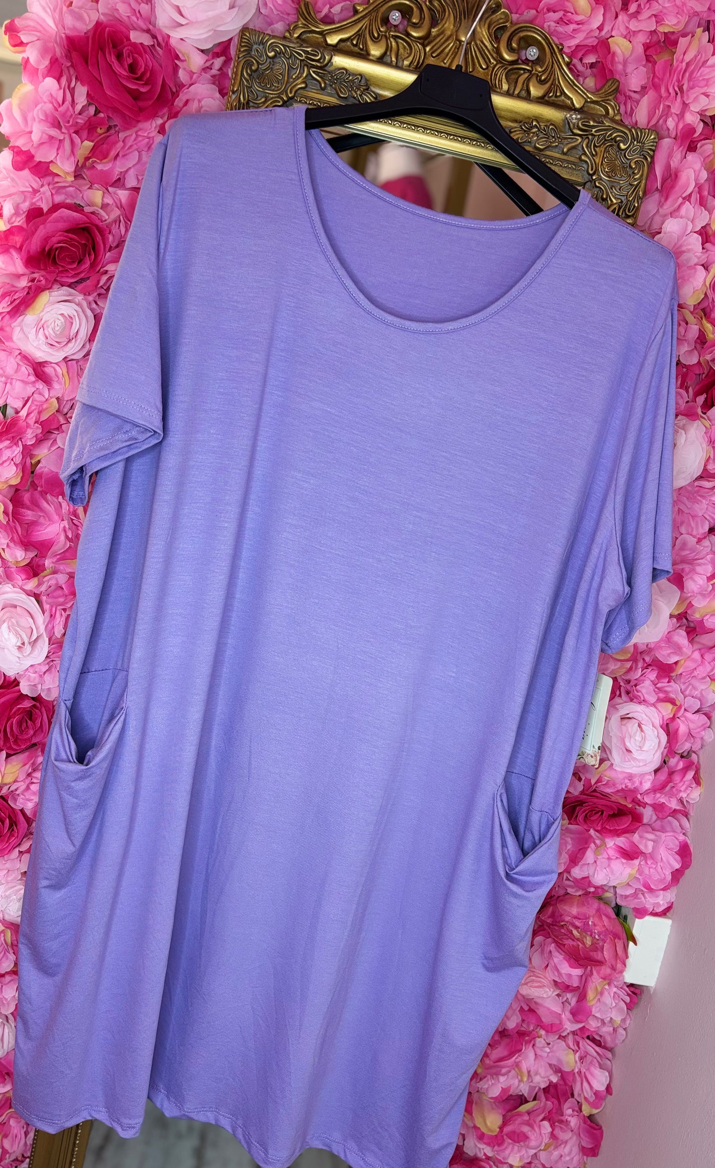 Jurk/Tuniek Cute Lilla Plus Size Maat 48 t/m 54