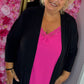 Vest Travel Zwart Plus size Maat 48 t/m 56
