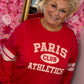 Sweater Paris Rood Plus Size Maat 48 t/m 54