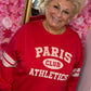 Sweater Paris Rood Plus Size Maat 48 t/m 54