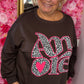 Sweater Amour Bruin Plus Size Maat 48 t/m 54