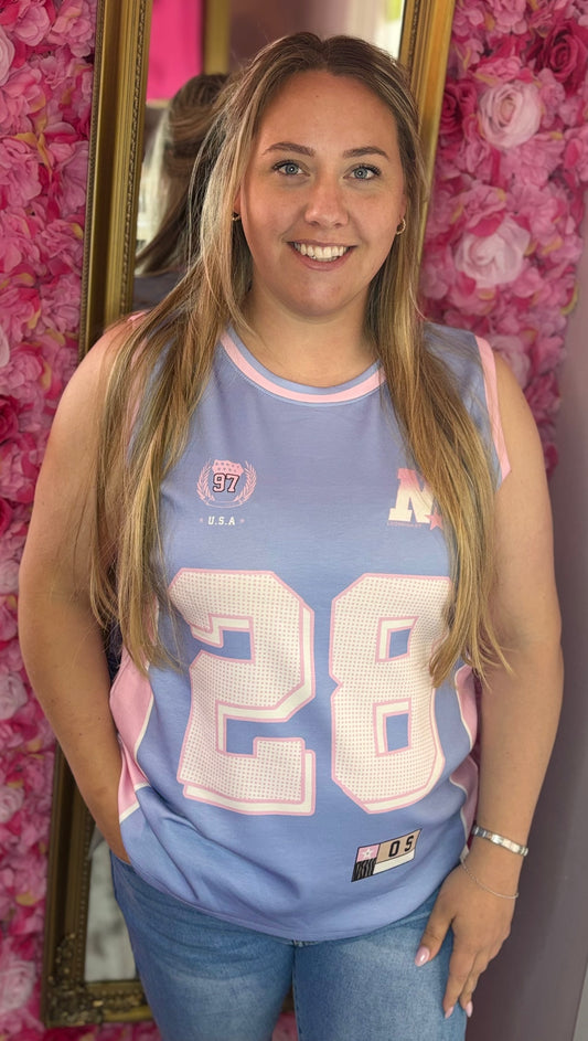 Top Usa 28 Blauw tot Maat 46-48