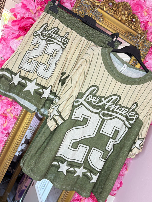Set West Side Leger Groen Plus Size tot maat 46