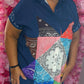 Jurk La Dolce Donker Blauw Plus Size Maat 48 t/m 54