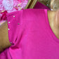 Comfy Set Parel Korte Broek Fuchsia Plus Size maat 48 t/m 54