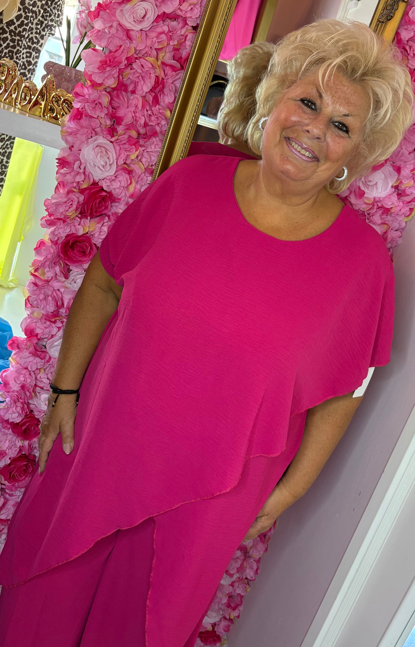 Set Emma Fuchsia Plus Size maat 48 t/m 54