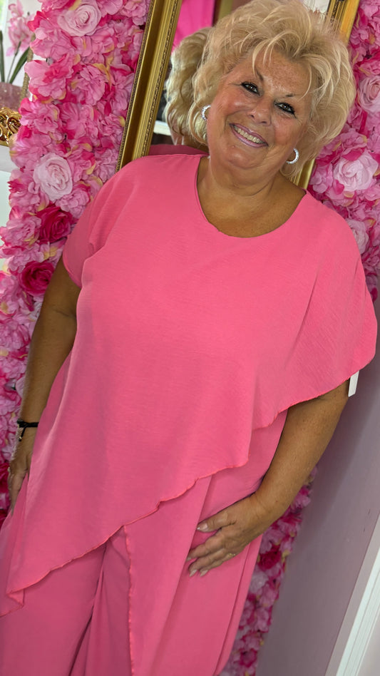 Set Emma Koraal Plus Size maat 48 t/m 54
