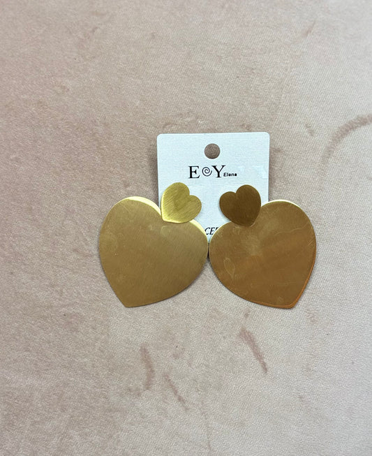 Oorbel Big Love Gold