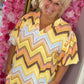 Blouse Special Geel Plus Size maat 48 t/m 54