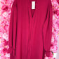 Blouse Musthave Rood Plus Size maat 48 t/m 54