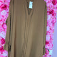 Blouse Musthave Roest Plus Size maat 48 t/m 54