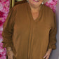 Blouse Musthave Roest Plus Size maat 48 t/m 54
