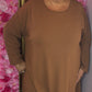 Tuniek Comfort Roest Plus Size maat 48-50 t/m 58