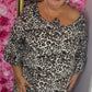 Tuniek Glamour Panter Plus Size maat 46 t/m 54