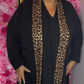 Tussen Jas Lolla Zwart Plus Size Maat 50 t/m 58