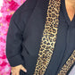 Tussen Jas Lolla Zwart Plus Size Maat 50 t/m 58