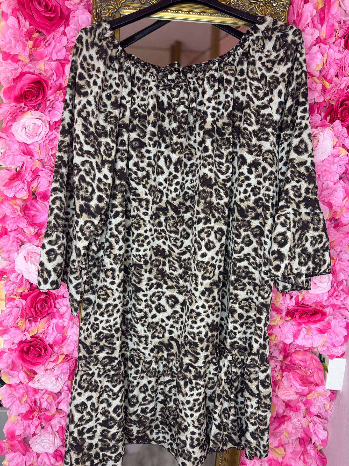 Tuniek Glamour Panter Plus Size maat 46 t/m 54