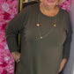 Tuniek Comfort Leger Groen Plus Size maat 48-50 t/m 58