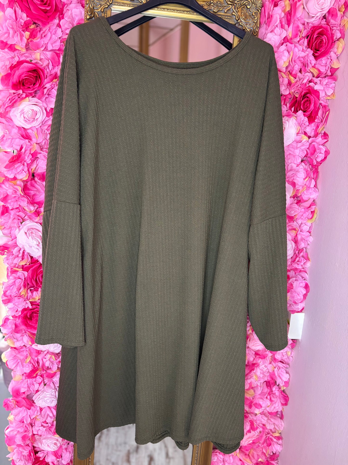 Tuniek Comfort Leger Groen Plus Size maat 48-50 t/m 58