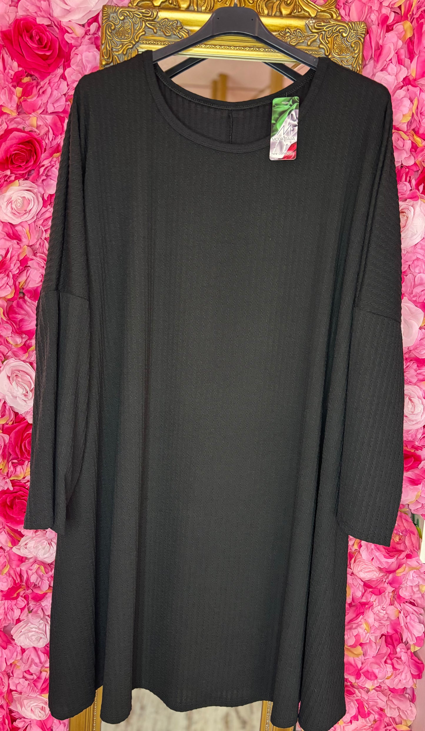 Tuniek Comfort Zwart Plus Size maat 48-50 t/m 58