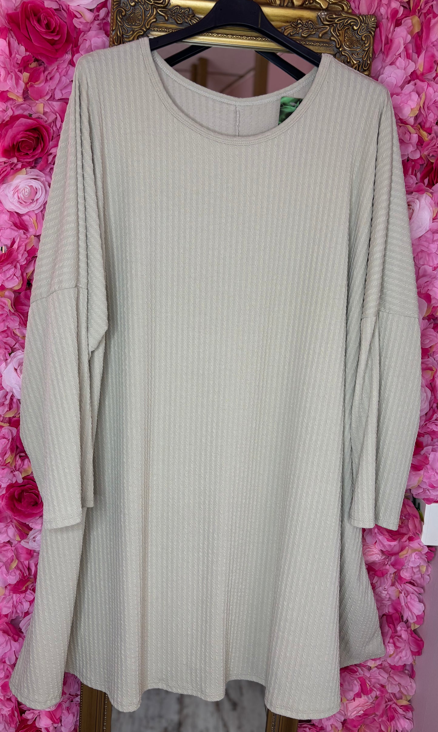 Tuniek Comfort Beige Plus Size maat 48-50 t/m 58