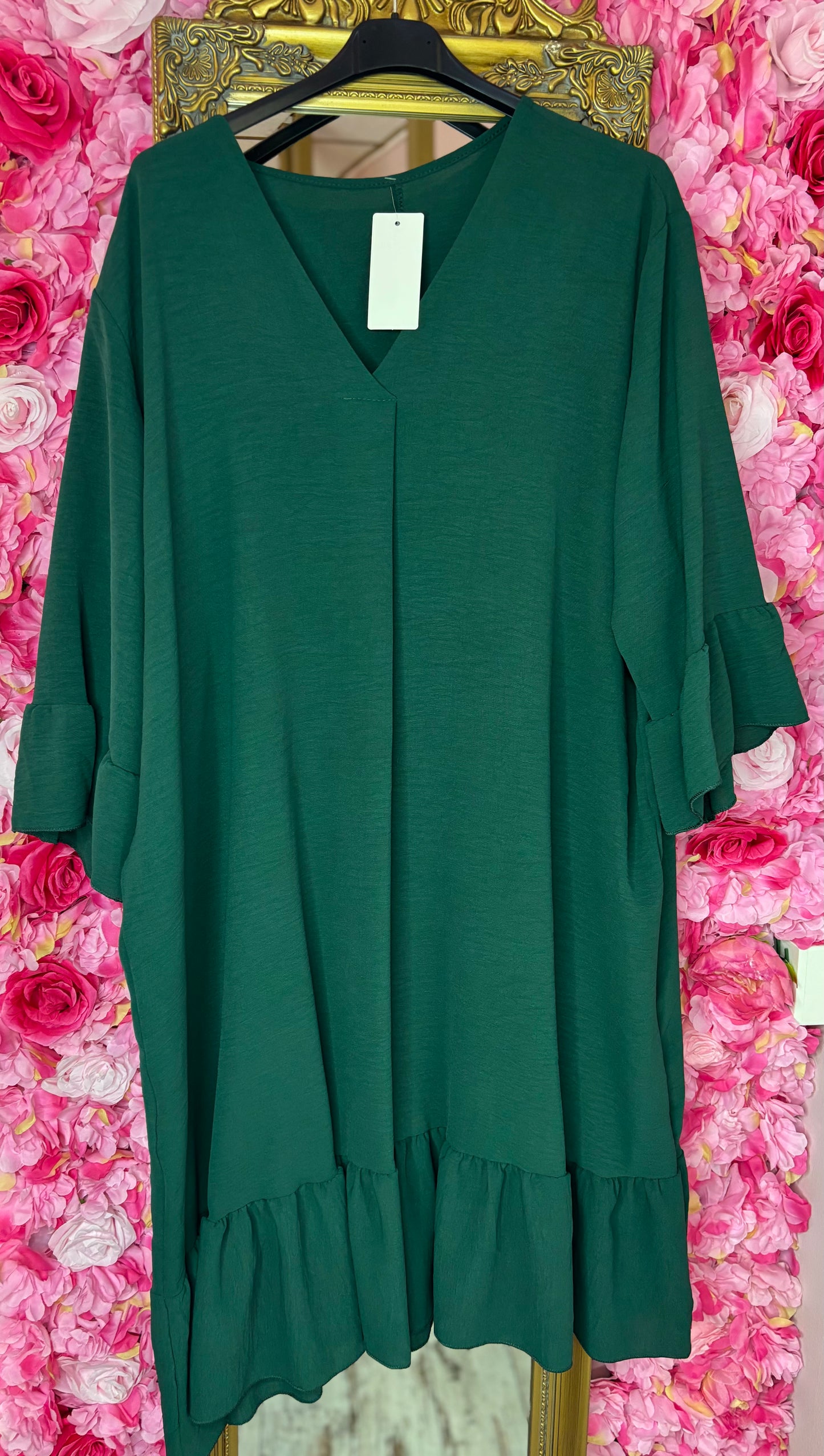Tuniek An Guc Groen Plus Size maat 46 t/m 54
