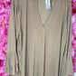 Blouse Now Beige Plus Size maat 46 t/m 52