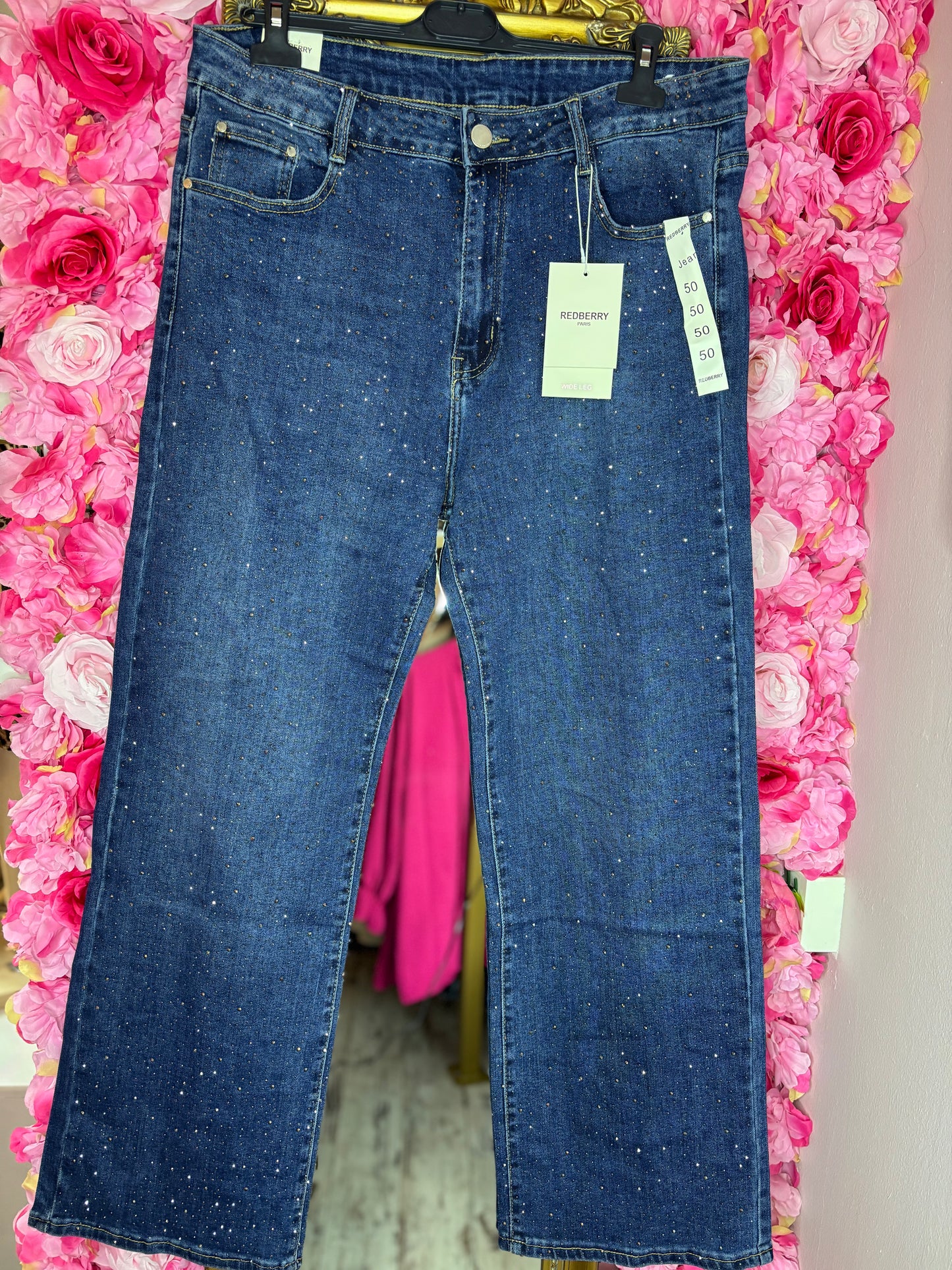 Jeans Strass Maat 44 t/m 52