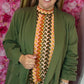 Blazer Basic Leger Groen Plus Size Maat 44 t/m 50