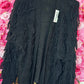 Vest Fluff Zwart Plus size Maat 48 t/m 58
