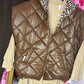 Bodywarmer Two Bruin Plus Size Maat 42 t/m 48(dicht)