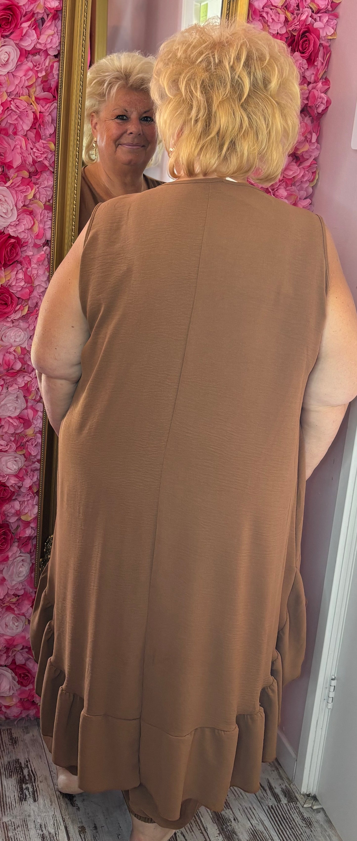 Set Marina Bruin Plus Size maat 46 t/m 52