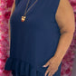 Set Marina Donker Blauw Plus Size maat 46 t/m 52