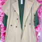 Gilet Cargo Long Beige Plus Size Maat 44 t/m 52
