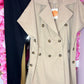Gilet Cargo Long Beige Plus Size Maat 44 t/m 52