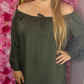 Tuniek Glamour Leger Groen Plus Size maat 46 t/m 54