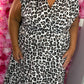 Lange Jurk The Vibe Bruin Plus Size Maat 46 t/m 52