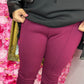 Legging Bordeaux Plus Size maat 42 t/m maat 50