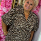 Lange Wikkel Jurk Panter Plus Size Maat 46 t/m 50-52