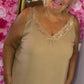 Top Chique Camel Plus Size Maat 48 t/m 54