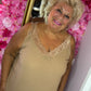 Top Chique Camel Plus Size Maat 48 t/m 54