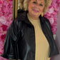 Leather Look Jas Chanel Zwart Plus Size Maat 44 t/m 52