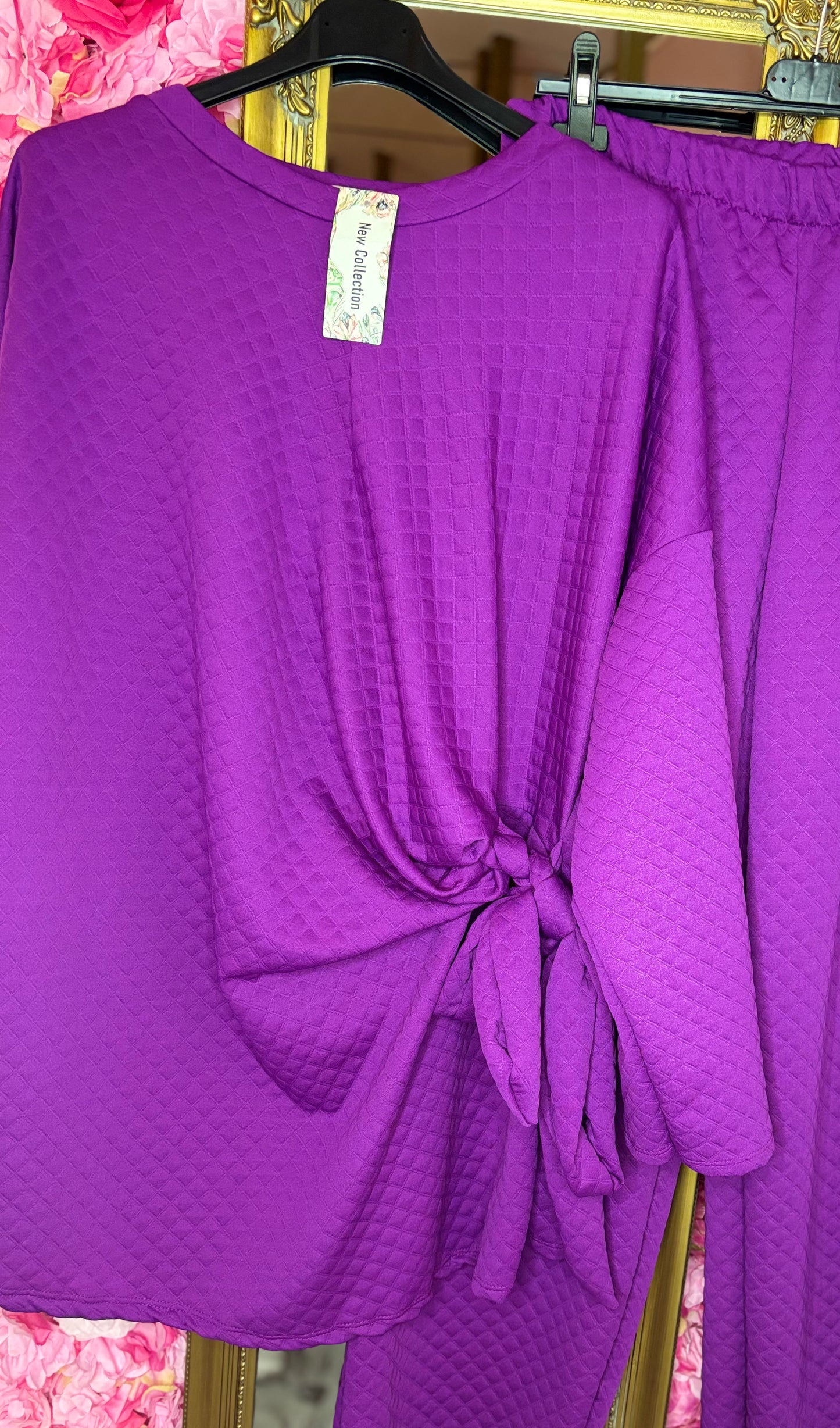 Comfy Set Britt Paars Plus Size maat 44 t/m 52
