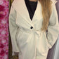 Trenchcoat met Capuchon Beige Plus Size Maat 44 t/m 52 (dicht)