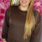 Comfy Set Strass Bruin Plus Size maat 40 t/m 48