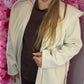Trenchcoat met Capuchon Beige Plus Size Maat 44 t/m 52 (dicht)